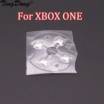 TingDong 1pcs XBOX VIENAS Xboxone Valdytojas D Pagalvėlės D-Pad, Metalo Kupolo Snap PCB Lenta Mygtukai Laidi Plėvelė