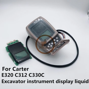 Carter E320C 312C 330C Ekskavatorių Skaitiklis Ekranas LCD Modulis centralei Ekrano Aukštos Kokybės Priedai Nemokamas Pristatymas
