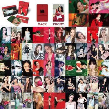 55Pcs/Set Kpop Albumą Photocards JISOO JENNIE LISA ROSE Kolekcines LOMO Kortele Gerbėjų Rinkimo Photocards Dovana