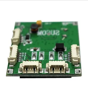 Mini PBCswitch modulio dydis 4 Prievadų Tinklo Jungikliai Pcb Lenta mini eterneto jungiklį modulis 10/100Mbps OEM/ODM, 