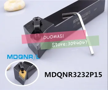 MDQNR3232P15 32*32*170mm Metalo Staklės, Pjovimo Įrankiai CNC Tekinimo Įrankis,Tekinimo Staklės, Išorės Tekinimo Įrankio Tipas MDQNR/L