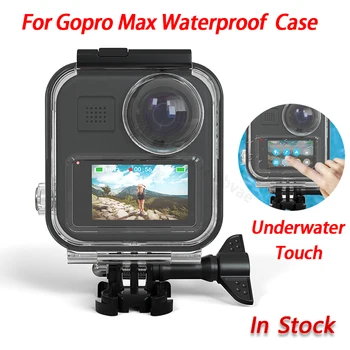 20M Vandeniui Korpusas Atveju GoPro MAX 360 Veiksmų Kamera, Touchscreen, Korpuso Dangtelis GoPro MAX 360 Nardymo Atveju Priedai