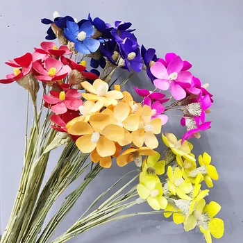 12PCS,Rankų darbo Natūralūs Džiovinti Violetinės Gėlės, Džiovintų Augalų, Gėlių kompozicijų Vestuves Namų Kambarį Stalo Apdailos