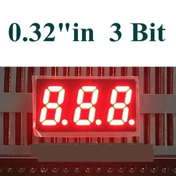 20PCS RAUDONŲ LED Skaitmenų 7 Segmentų led ekranas, 3bit 3 bitų Bendro ANODO 0.32