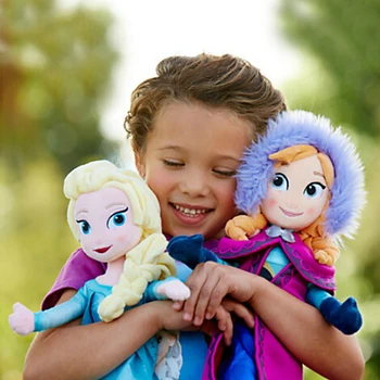 Disney 40cm Frozen2 Princesė Ana Elsa Lėlės Sniego Karalienė Ana Elsa Lėlės, Žaislai Įdaryti Užšaldyti Pliušinis Vaikams, Žaislai, Kalėdų Dovanos