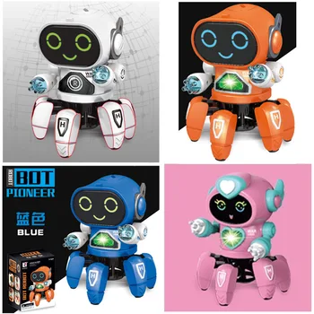 RC Robotai Žaislai, Elektroniniai Pėsčiomis Protingas Šokių Šviesos Muzika 