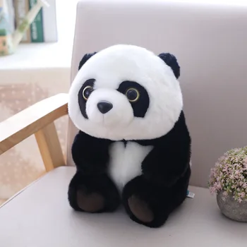 1PC Kūrybos Pliušinis Panda Įrašą Juoda Balta Hugging Panda Užuolaidų Įrašo Žymą Pažymi, Mažų Įdaryti Gyvūnų Lėlės Suvenyrų Žaislai