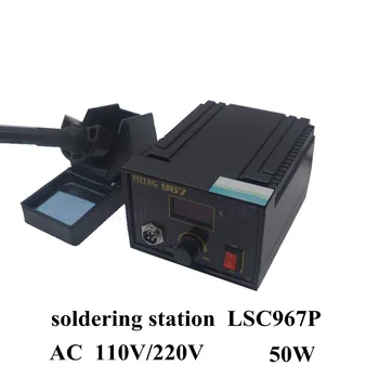 Naujas stilius LSC967P Litavimo stotis Reguliuojamas Elektros Solderings Geležies Weldin Temperatūra išėjimas Skaitmeninis Displėjus, AC110V / 220V