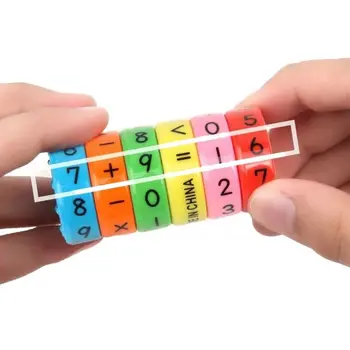Spalvinga Numeriai Magic Cube Vaikus Matematikos Žaislas Montessori Puzzle Žaidimas Vaikams, Kurie Mokosi Ugdymo Matematikos Magnetinio Blokuoti