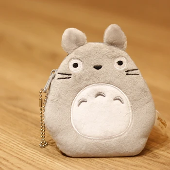 Ghibli Totoro Mielas Pliušinis Piniginės Sankabos Piniginės Monetos Rankinėje Mini Rankinėje Sankabos Krepšys, Piniginė, Monetų Dėklas Crossbody Krepšiai