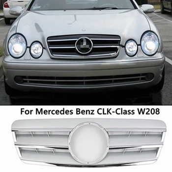 Mercedes Benz CLK-Klasė W208 CL Stiliaus ABS Plastiko Priekinis Bamperis Lenktynių Grotelės 1996 m. -2003