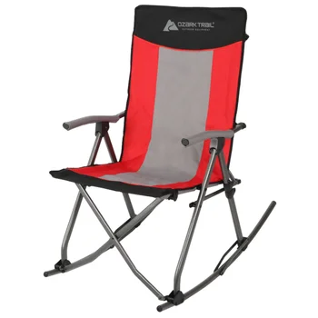 Ozark Takas Kempingas Supamoji Kėdė, Raudona lauko kėdė stovyklavimo kėdė paplūdimio kėdės sulankstomas