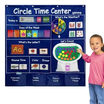 Rato Laikas Mokymo Centras Švietimo Kišenėje Diagramos Mokymosi Kalendorinių Dienų Savaitės Diagramos Kūdikiai Mokymosi Klasėse