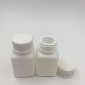 100vnt 30cc 30ml HDPE Aikštėje balto plastiko tablečių buteliuko 1oz plastikinių medicinos tabletes konteinerių kapsulės,vitaminų, tablečių
