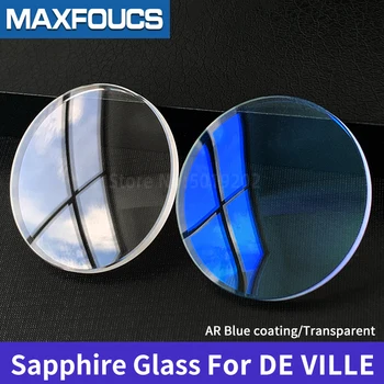 Sapphire Crystal DE VILLE 424.13.40.20.02.002/424.20.37.20.03.002 AR-danga Dalis Žiūrėti Stiklas OMG Prekės