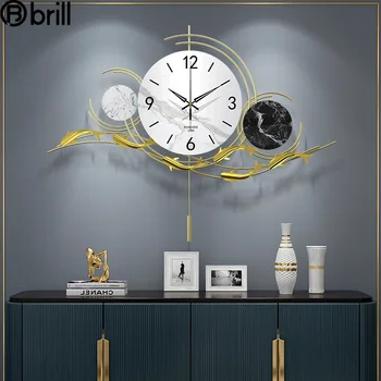Kūrybos Išjungti Modernus Dizainas, Didelis Sieninis Laikrodis Paprastas Dailės Švytuoklės Prabangus Laikrodis Deco Murale Padaryti Pokoju Namų Dekoro Kambarį