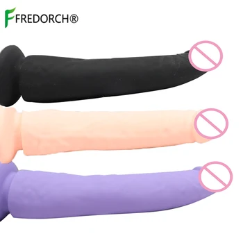 Fredorch Nekilnojamojo Suaugusiųjų Sekso Žaislas Vac-Lock Sekso Mašina Priedai 20cm Penis Moterų Masturbacija Trijų Spalvų Didelis Dildo Moterims