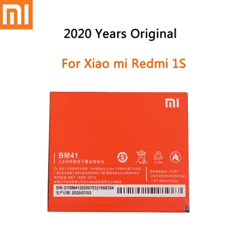 2020 metų 100% Originalus Xiaomi Baterija BM41 Už Xiaomi Mi Redmi 1S Mobiliojo Telefono Baterijos Pakeitimas 2050MHz