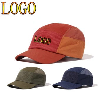 Logotipą Unisex Velvetas Beisbolo Kepuraitę Lauko Vyrų Hop Reguliuojamas Trucker Kepurės Penkių Lapų Skrybėlę Spalvų Atitikimo Skrybėlę