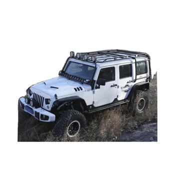 Aliuminio Stogo Bagažinę už Jeep-Wrangler JK 2007+ Priedai jeep jk 2dr stogo bagažinės