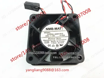 NMB-MAT 2408NL-05W-B50 L00 DC 24V 0.09 2-Wire 60x60x20mm Serverio Aušinimo Ventiliatorius