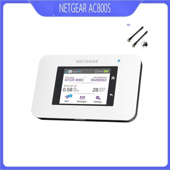 Netgear AC800S atrakinta 4G LTE Cat.9 Mobile Hotspot WiFi Maršrutizatorius, Modemas plius antena