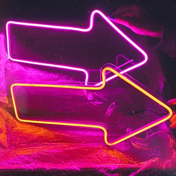 Krypties Rodyklė LED Neonas Pasirašyti Pasirinktinių Verslo Logotipas, Neoninės Šviesos, Namų Sienų Dekoras Ženklų Baras Parduotuvėje Pakabinti Apdailos Rodyklės Ženklus