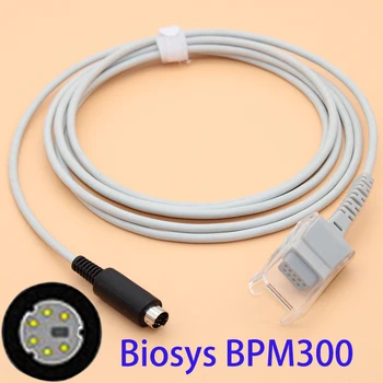 6pin į DB9 SpO2 jutiklis adapteris/extensoin kabelis Biosys KSM-300 pacientų stebėti,Taikomos Nellcor DS100A nr. Oximax spo2 zondas.