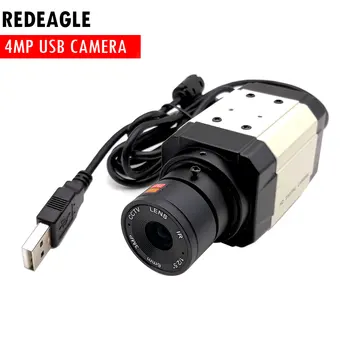 Pramonės 2.8-12mm Varifocal Zoom 30 fps MJPG HD 4MP 2 560 x 1 440 Rezoliucija Didelės Spartos USB Webcam Mic uv-C Vaizdo Saugumo Kameros